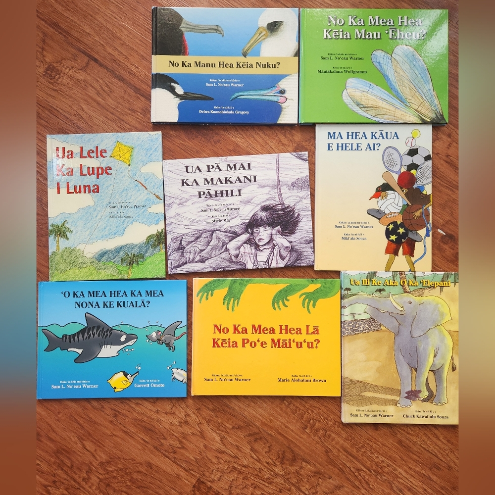 Native Hawaiian (olelo Hawaiʻi) book lot by Sam Noʻeau Warner